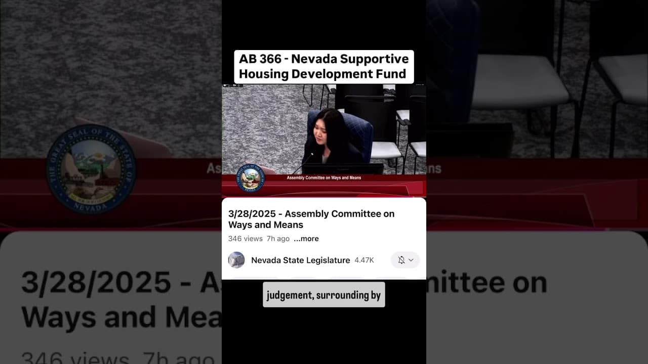 AB 366 – Nevada Supportive Housing Development Fund